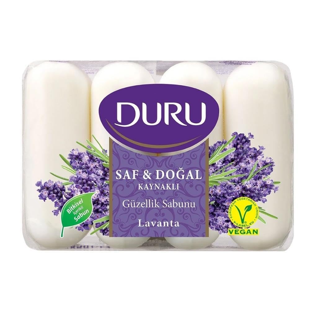 DURU Saf&Doğal Lavanta Sabun, 70 Gramx4