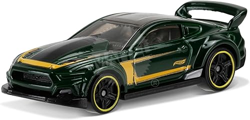 Miniatura 2 de Hot Wheels 2016 entonces y ahora Custom "15 Ford Mustang 110/250, Verde