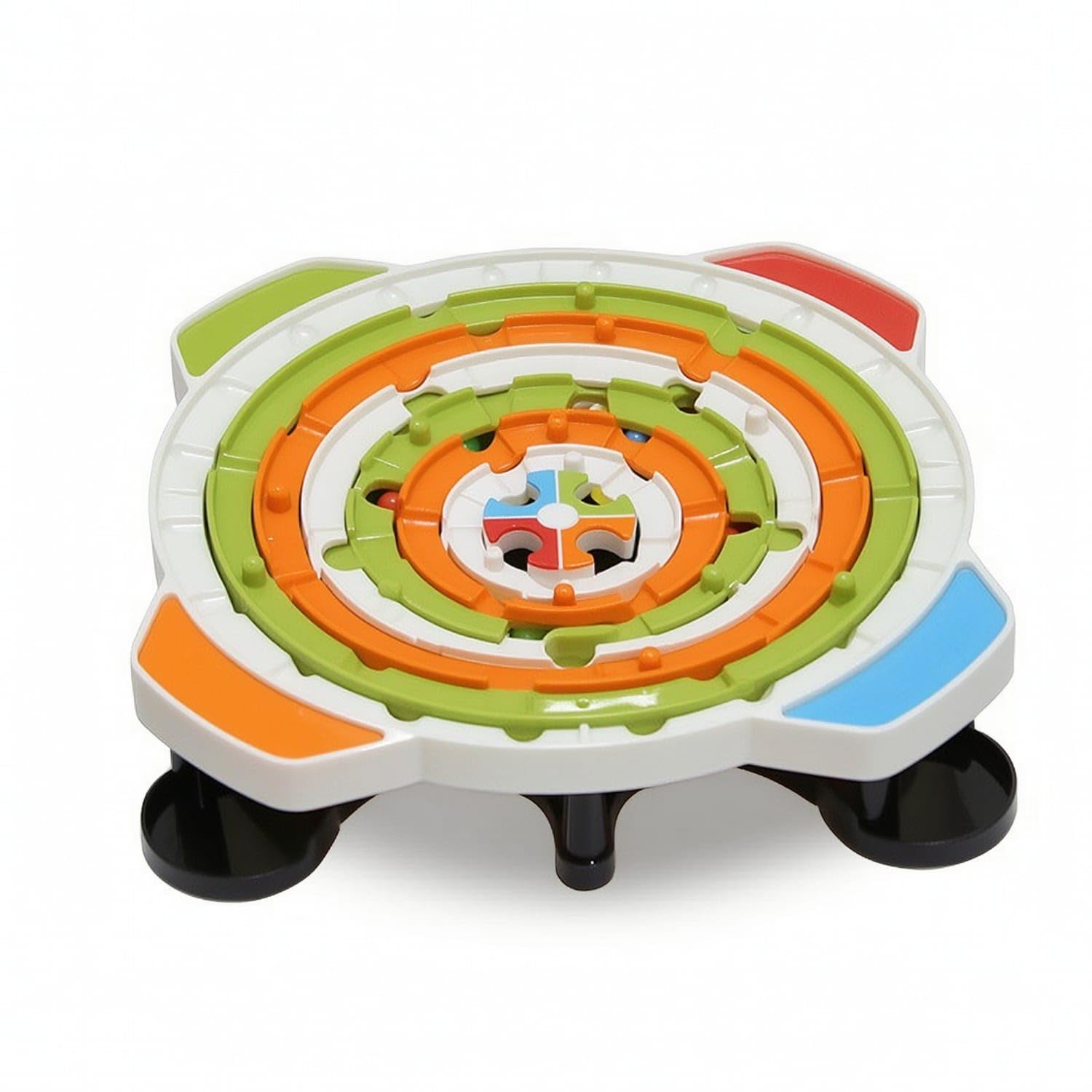 Smooth Circular Maze Board Multicolored Maze Board with Balls Interactive Plastic for Children, Families, Logic Route Ball-image-49