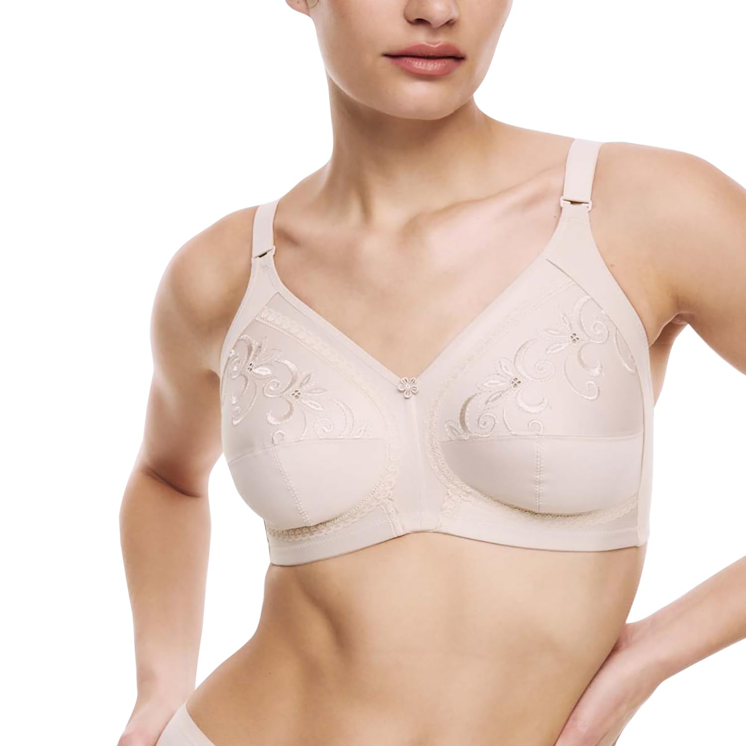marks & spencer Women's Total Support Non Padded Non-Wired Bra(22324122_T338020ALMOND44D)-picture-38