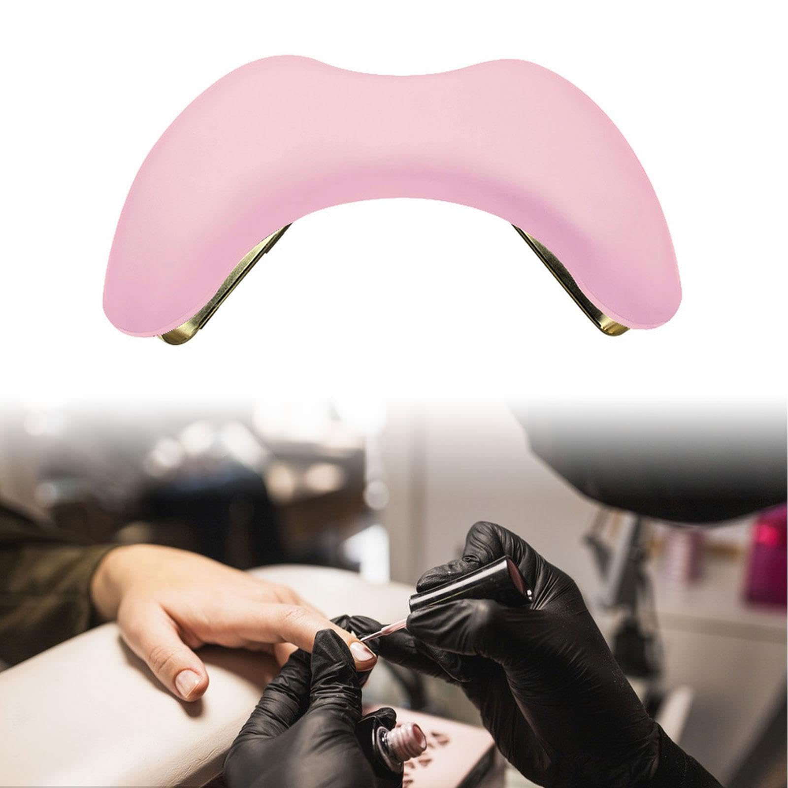 Cuscino Poggiabraccio a Forma di U per Manicure Art Fai Da Te a Casa
