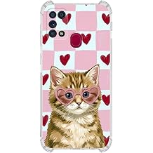 PrintiFy Samsung Galaxy M31 ile Uyumlu Pembe P tikare Serisi  apk n M rnav Tasar ml  Uv Bask l  K e Korumal  Anti ok K l f