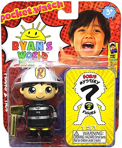 Fire Chief Ryan & One Mystery Ryan's World Action Figure Set 3"