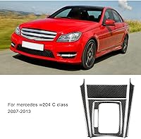 Vista 6 de Carbon W204 Coche Cambio De Cambio De Cambios De Fibra De Carbono Panel De Ajuste Para Benz W204 C 07-13 (Impulsión A La Izquierda)