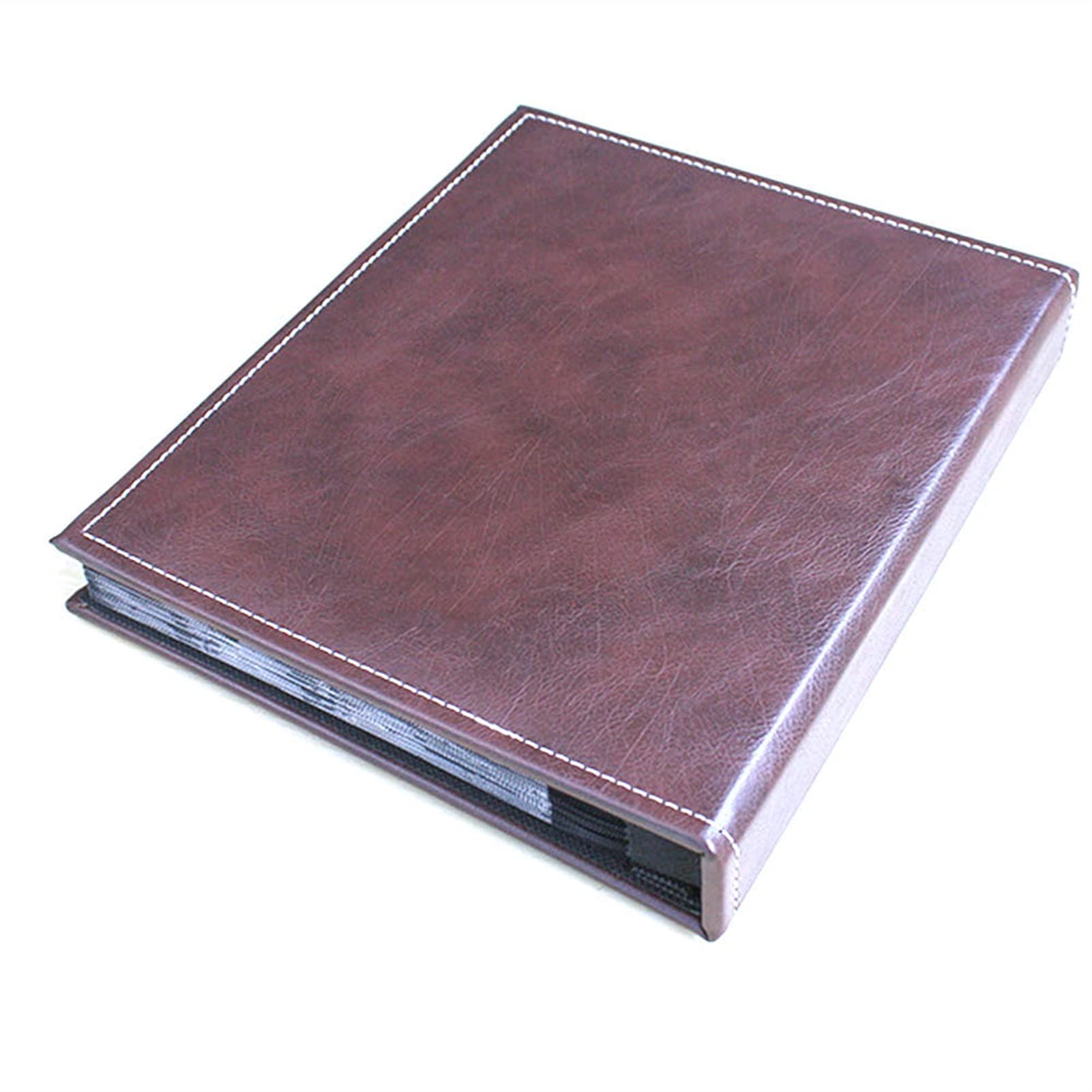 caihuashopping Fotoalbum DIY. Erinnerungen Buch einfügen Album Großes Lederalbum Gesamt 40 Stücke 80 Seiten Scrapbook Hochzeit Gästebuch Foto Album (Color : Green)