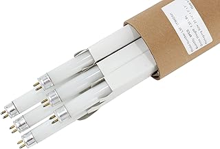6 Pack Regular F13T5 Fluorescent bulbs with 900 Lumen each and 4000K great for undercabinet lights