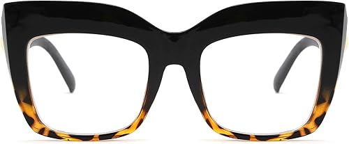 FEISEDY Gafas de lectura cuadradas de gran tamaño con filtro de luz azul para mujer B2627 disponible en Yaxa Mexico