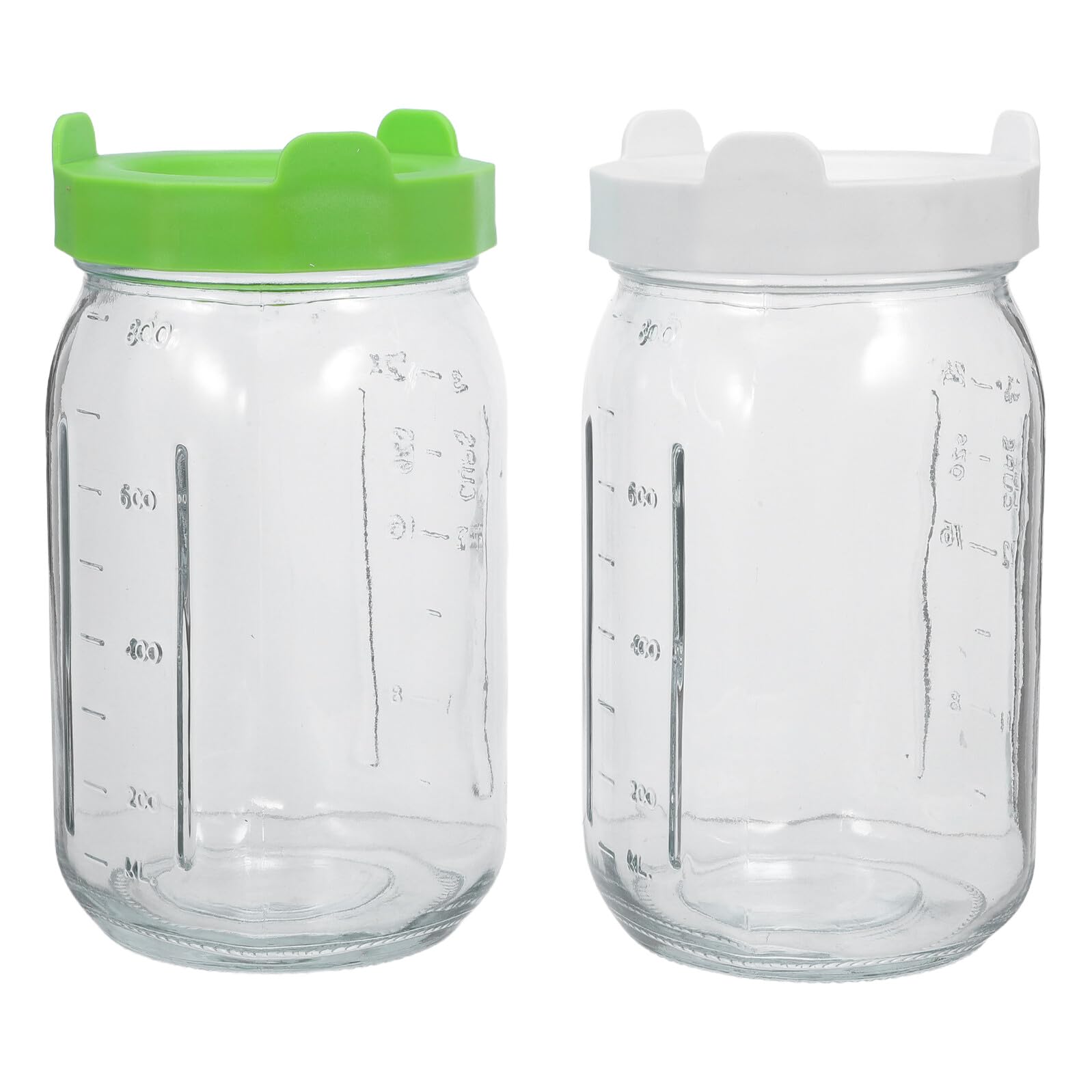 2 Pièces Kit de Germination en Verre avec Couvercle Drainage et Manchon D’ombrage pour Croissance Contrôlée des Graines à Germer à Domicile Cuisine