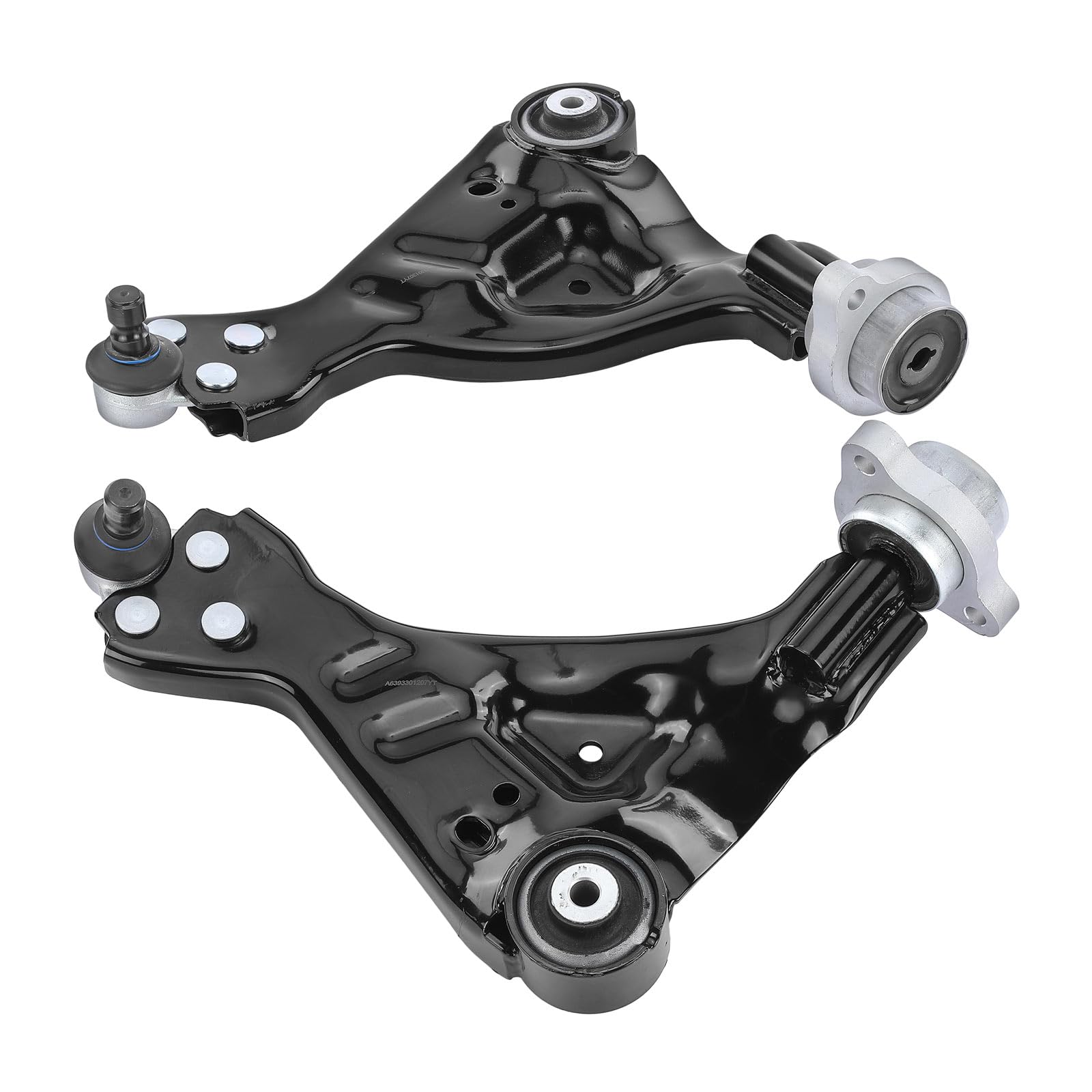 Frankberg 2x Querlenker + Traggelenke Vorderachse unten Kompatibel mit Viano W639 2010-2013 Vito W639 113 116 110 115 109 111 120 122 119 126 123 2010-2014 Replace# 6393301501