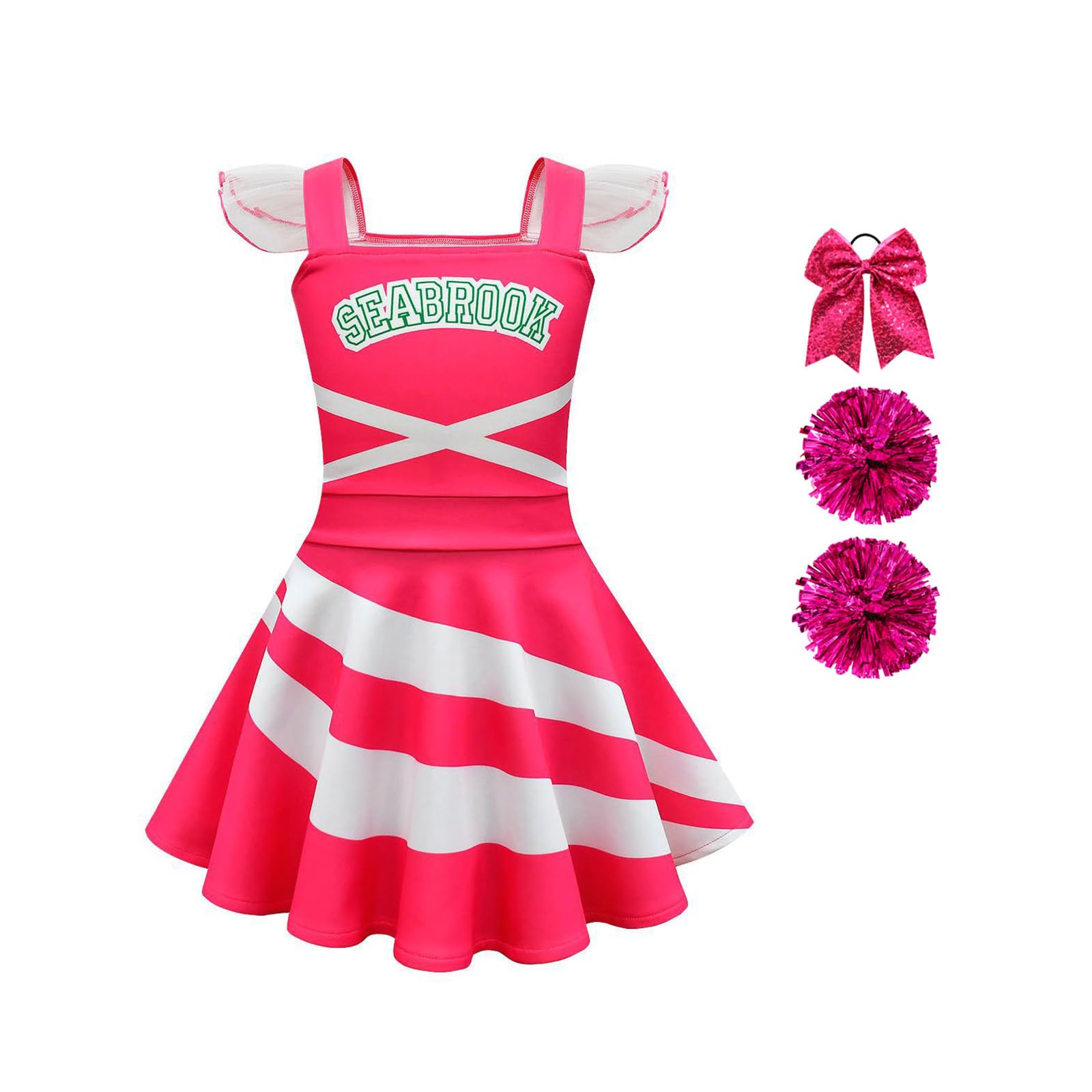 Zombies Cheerleader Dresses for Girls Zombies Dress, 4-12 Years