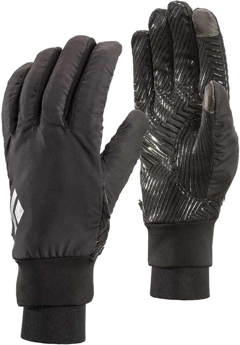 BLACK DIAMOND Mont Blanc Gloves Lightweight Grippy Stretchy Weather Resistant Gloves