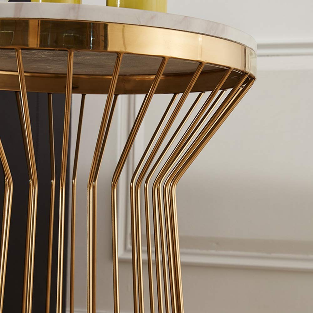 Amazon｜FEIFEI ノルディック 大理石 側 アイアンアート ソファサイド