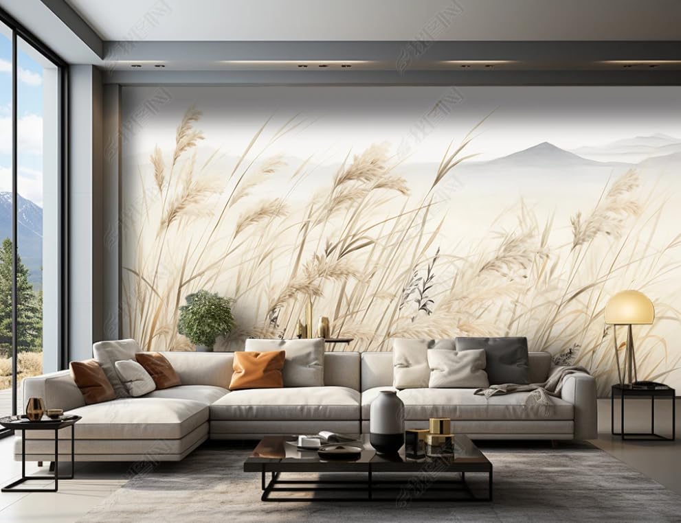 Papier peint intissé roseau haut de gamme pour grand poster géant mural