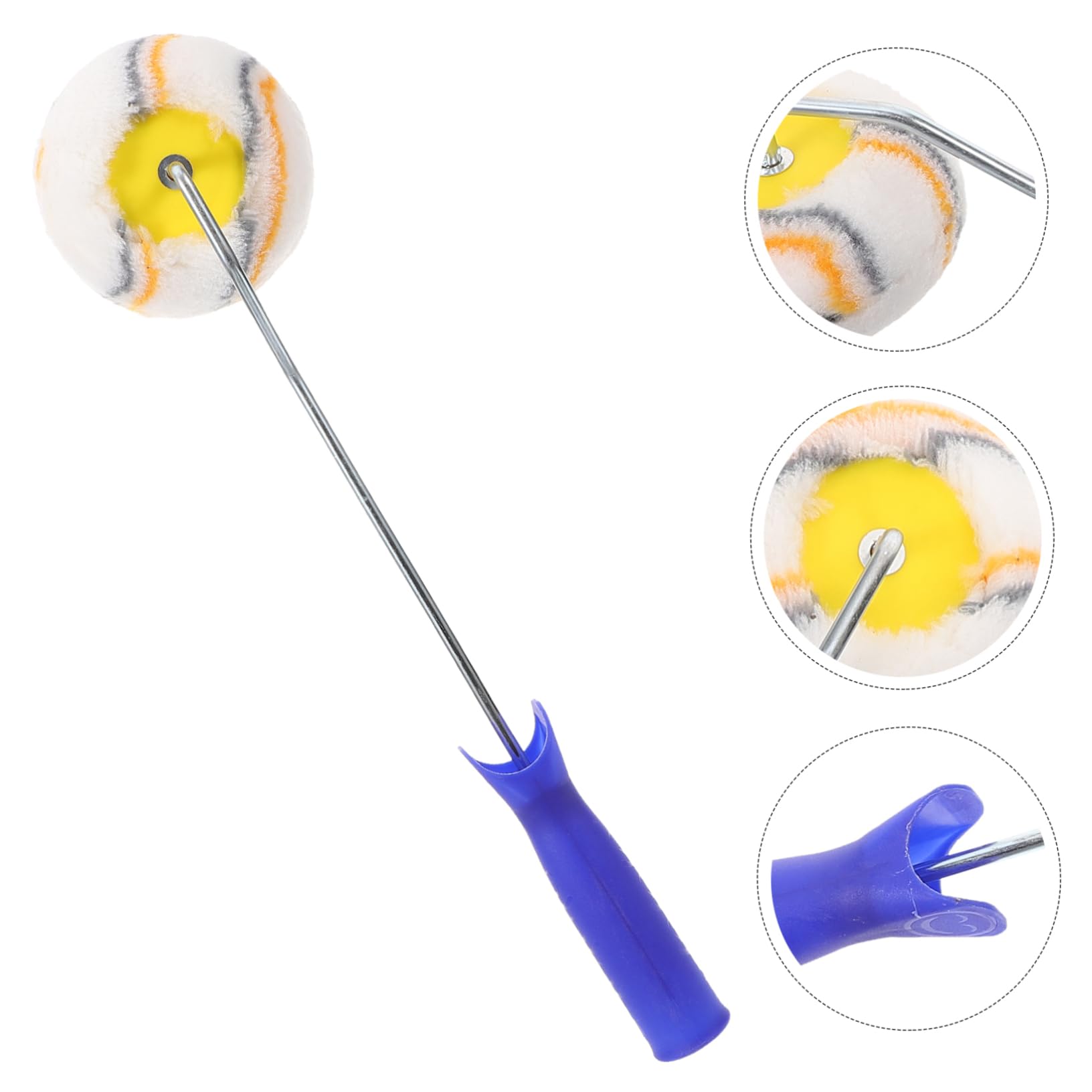 5 Pièces Brosse rouleau rouleaux de peinture pour peindre les murs coupe-bordure à peinture pièces de rouleau à peinture pinceau rouleau à peinture fil de coton