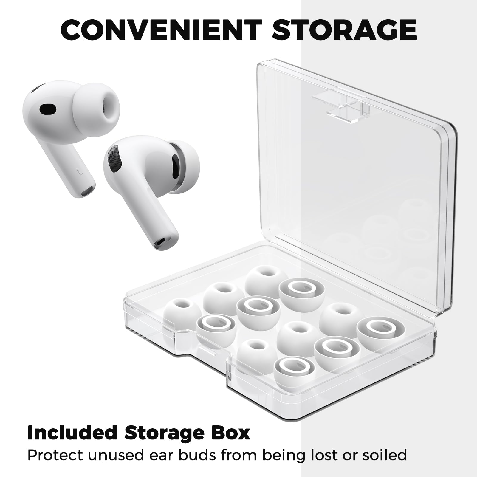 AirPods Pro左右イヤホン　【おまけ】充電ケース・イヤーチップ付き mokku-shop_dd99