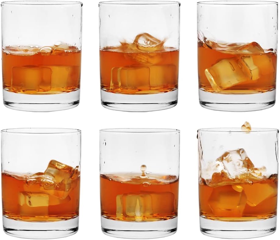 BTGLLAS Old Fashioned Glasses Set of 6 Premium Whiskey