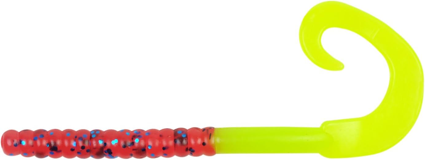 Berkley PowerBait Power Worms, Plum/Chartreuse, 7" (13 Count) : Artificial Fishing Bait : Sports & Outdoors