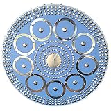 Scottish Targe Highland Celtic Warrior Medieval Shield Spike Blue Leather Wrap Wooden Grip