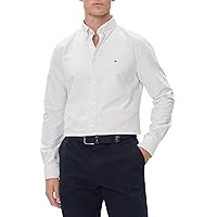 Tommy Hilfiger Camicia da Uomo Heritage Oxford Stripe RF MW0MW36238 L/S