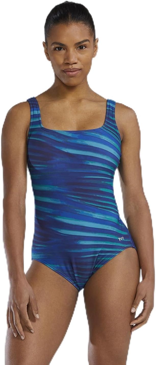 TYR Women’s Durafast Elite Scoop Neck Controlfit One Piece Swimsuit