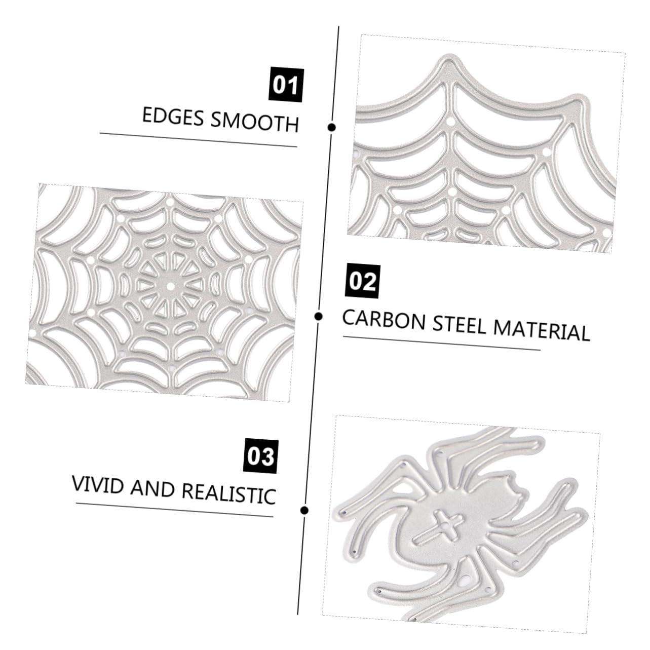OSALADI Troquel para Manualidades DIY con Plantilla de Telaraña de Halloween para Scrapbooking y Decoración de Álbumes