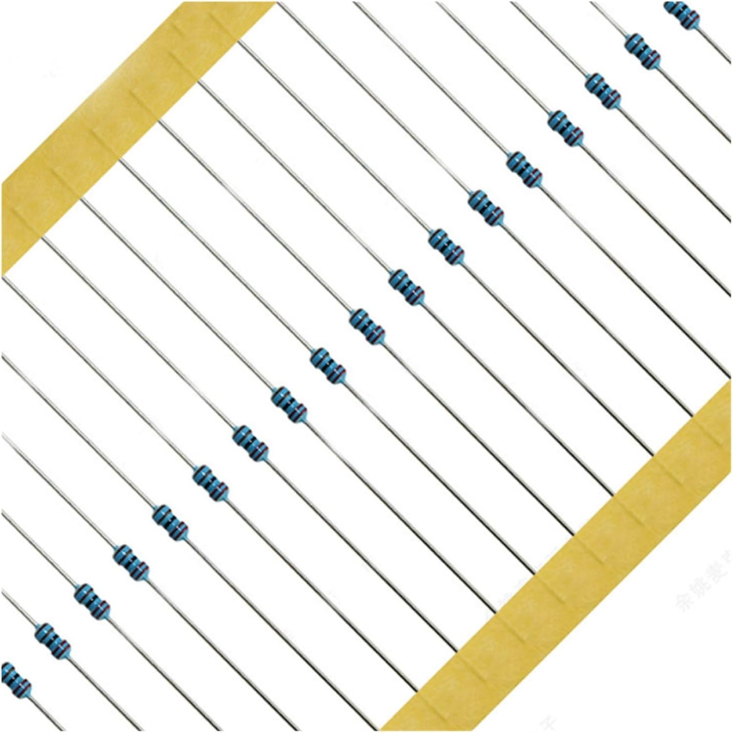 20 PCS 1/6W 1/8W 0.125W Metal Film Resistor Five Ring Power Resistor 1~20R Ohm (Size : 1.8 Ohm)
