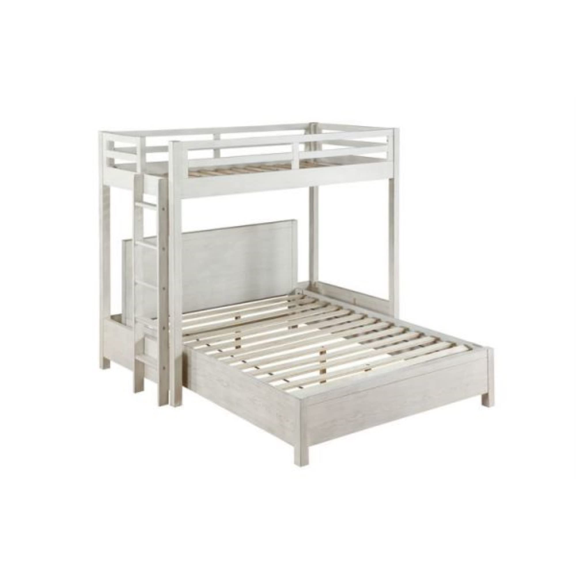 Acme Furniture Celerina Platform  Queen  Weathered White Finish