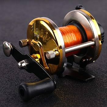 Amazon | Baxnore フィッシング横リール、メタルナイロンベイト