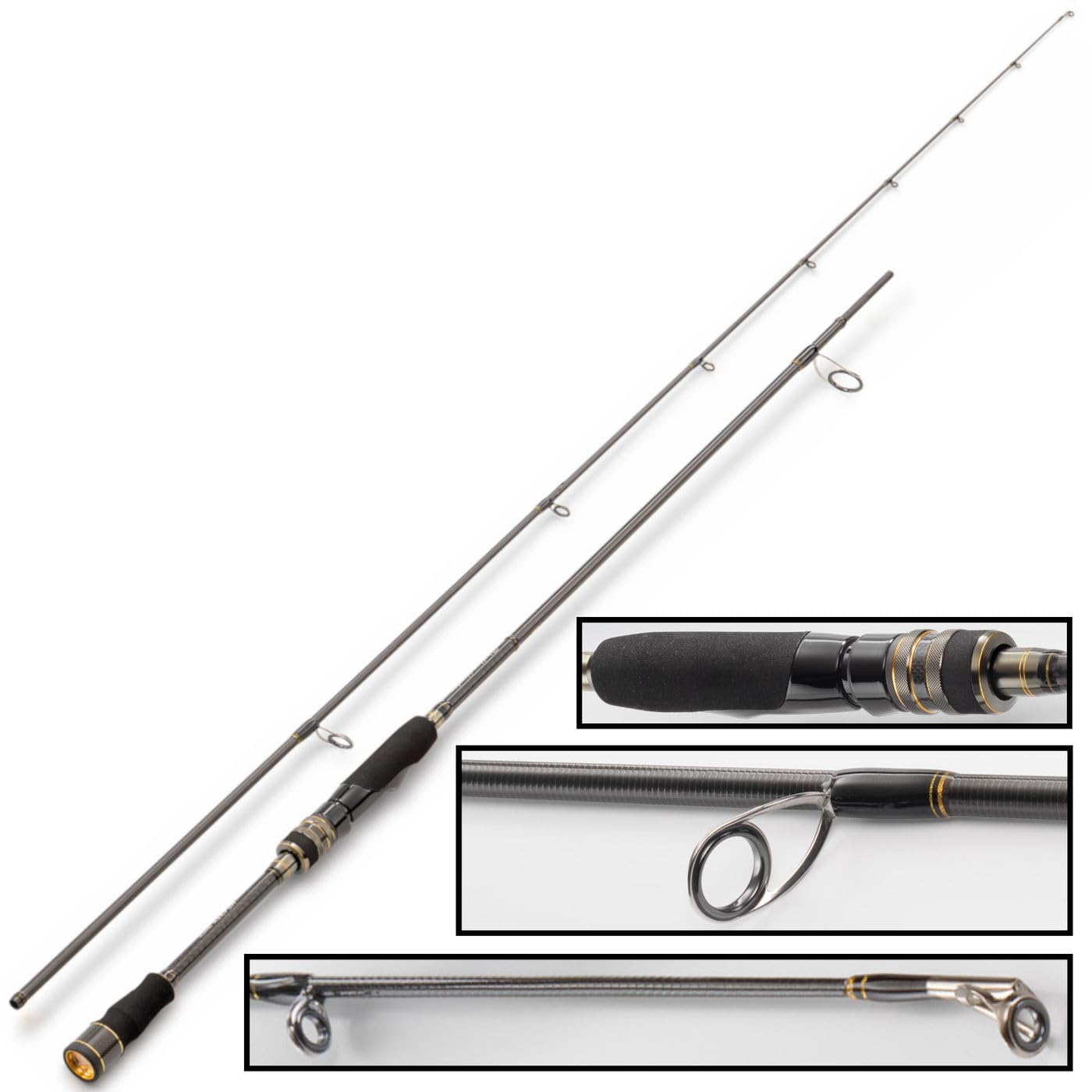 Hearty Rise Spinnrute 217 cm, 2-teilig, 3,5-14 g Wurfgewicht – Barsche & Zander
