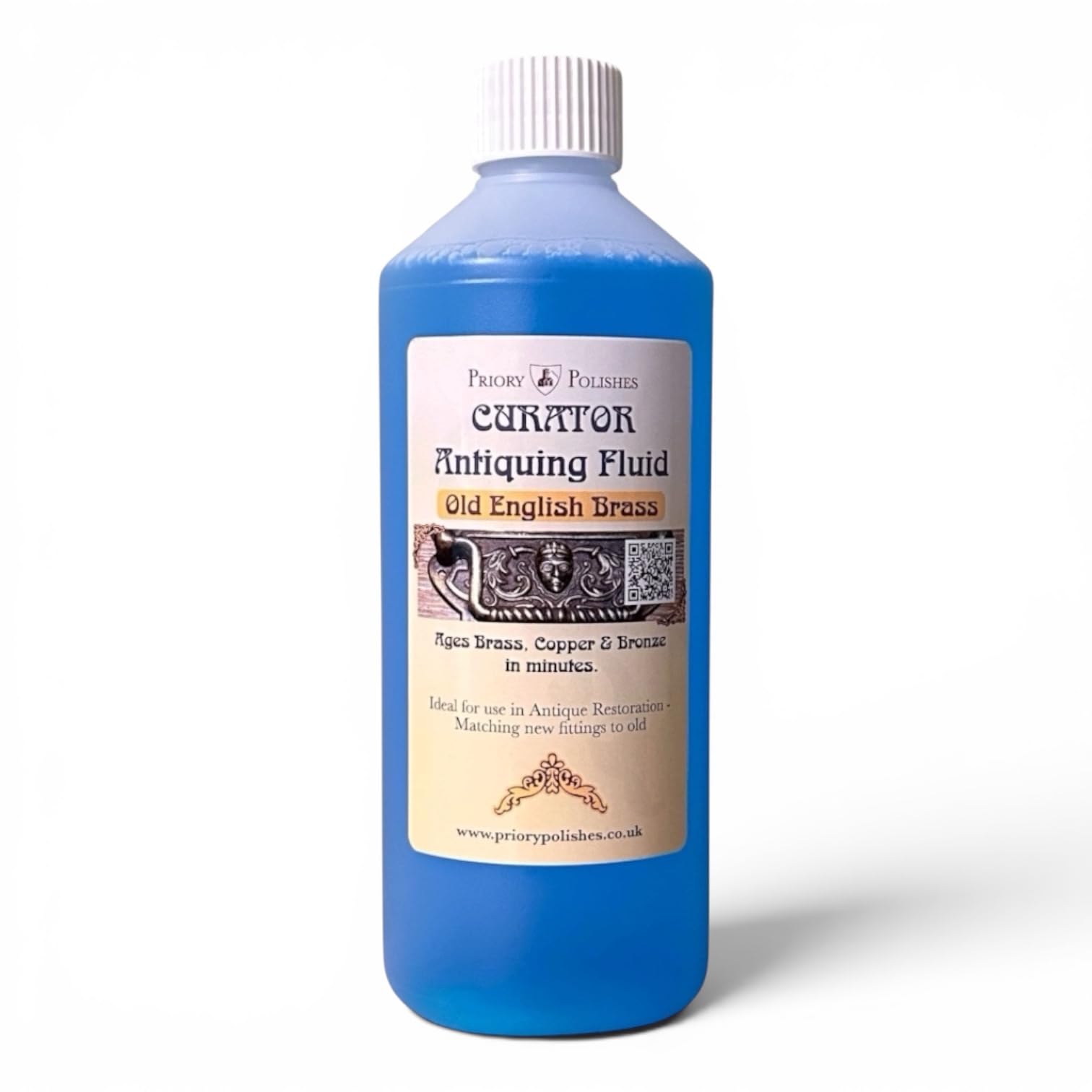 Priory Polishes Curator Metal Antiquing Fluid (Old English Brass, 500m)