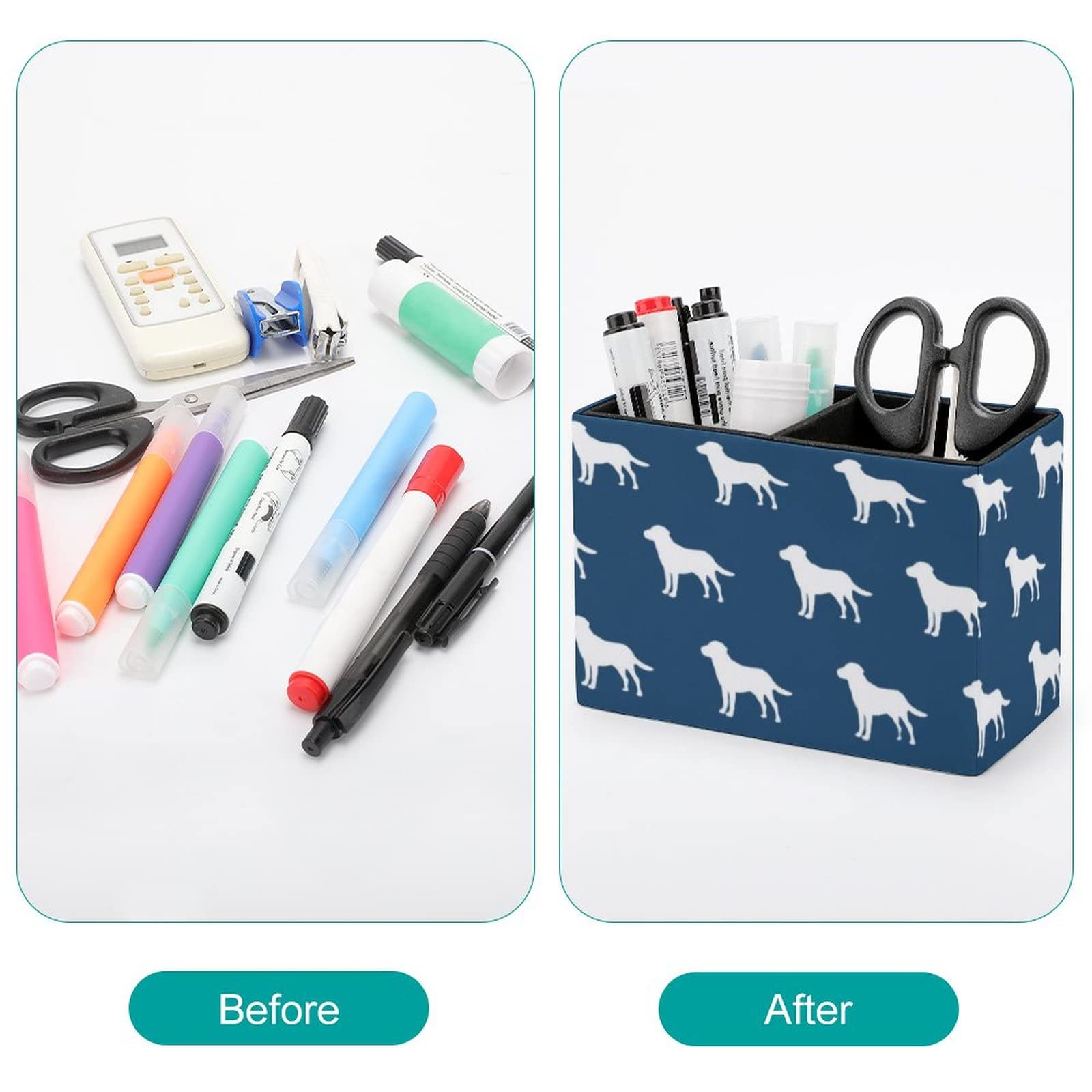 Amazon.co.jp: ペン立て ラブラドール レトリバー 犬柄 筆立て 