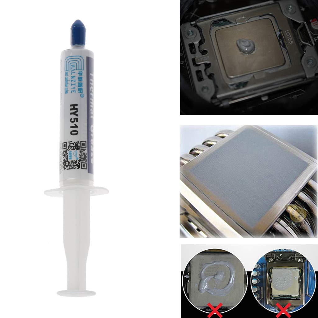 Pâte Thermique HY-500 1.93W/m·K - Pour CPU GPU Cartes Graphiques - Non Conductrice - Dissipation Chaleur