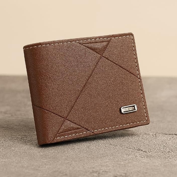 Large Capacity Coin Purse – Stylish Compact Zipper Pouch for Travel, Commute & Daily Use (brown)