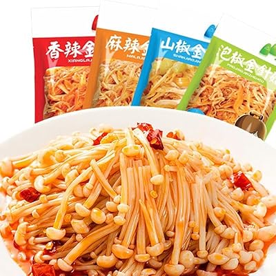 enoki mushroom snack