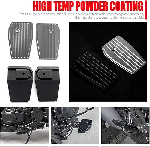 Miniatura 5 de Estriberas anchas para motocicleta, reposapiés de aluminio, extensión para H-onda REBEL CMX500 CMX300 CMX 500 300 2017-2024 2018 2019 2020 2021 2022