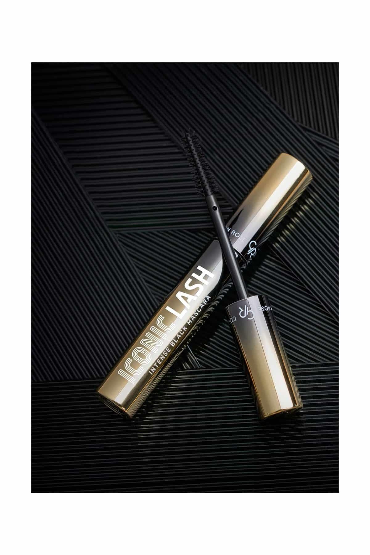 Golden Rose Iconic Lash Intense Black Mascara - Yoğun Siyah Maskara 2'li Set