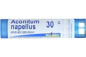 Boiron Aconitum Napellus 30 C Homeopathic Medicine for Fever, Cold, and Flu - 80 Count