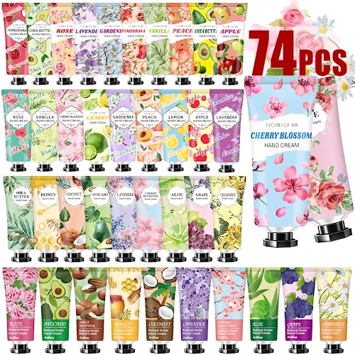  20 Pack Travel Size Hand Lotion Gifts Set for Women and Girls
| Stocking Stuffers Hand Cream Gift Set for Dry Hands, Wo
