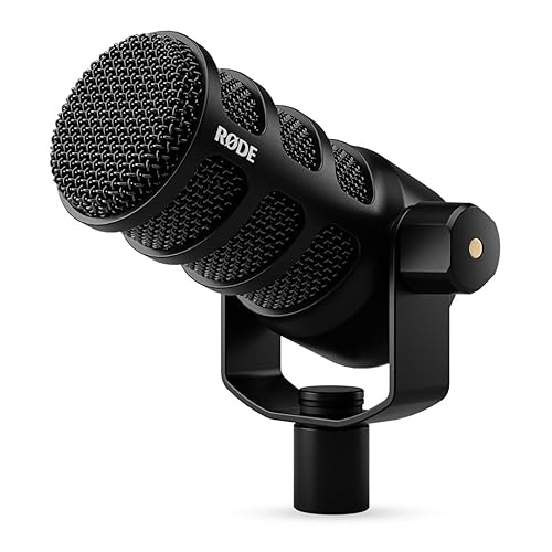 RØDE PodMic Dynamisches XLR/USB Sprechermikrofon für Podcasts, Streaming, Gaming, Musikproduktion und Content Creation