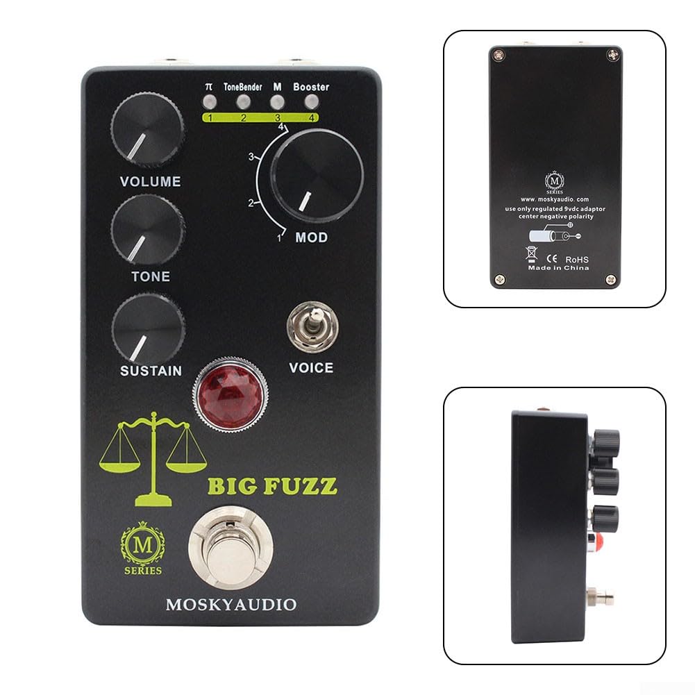 Pedale effetti per chitarra, Big Fuzz Distortion il pedale effetti chitarra elettrica, parti di chitarra