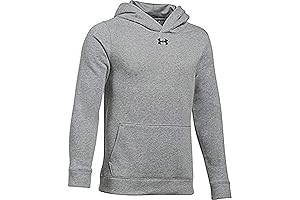 Under Armour Boys Hustle Fleece Hoodie: Comfort & Warmth for Active Teens