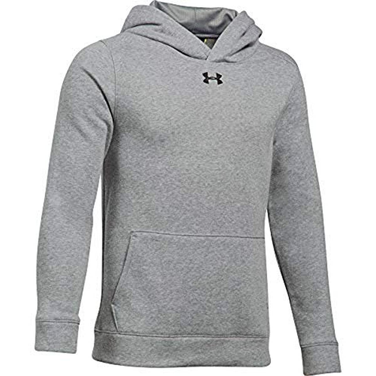 Under Armour Boys' UA Hustle Fleece Hoodie YSM Gray