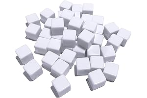 48 PCS Blank Shape Dice - Ideal for Fun, Learning, and Games