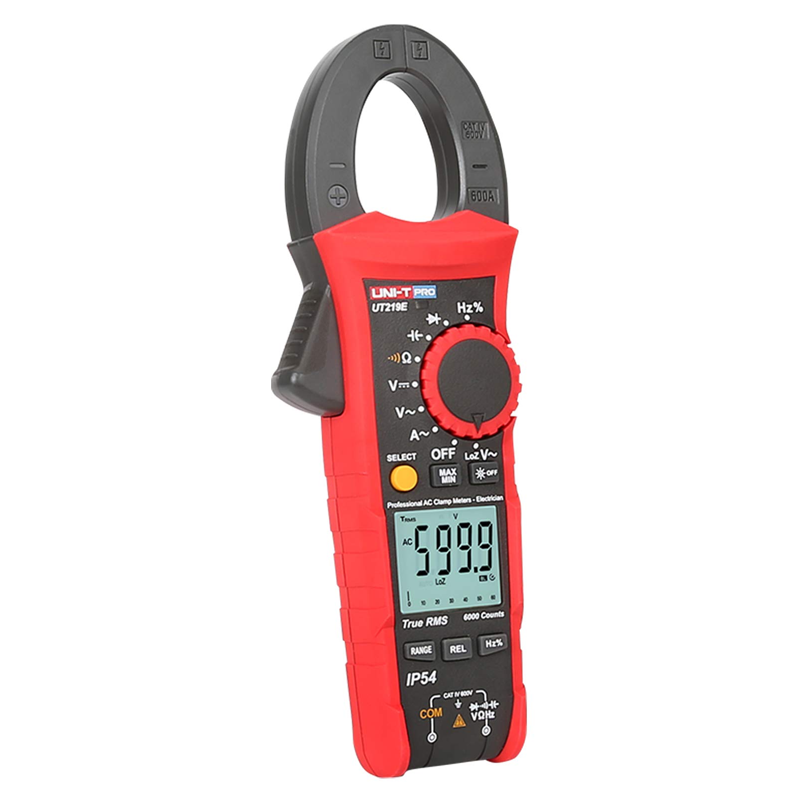 Miernik cęgowy Uni-T PRO UT219E / MIE0300 ekran LCD, True RMS, IP54