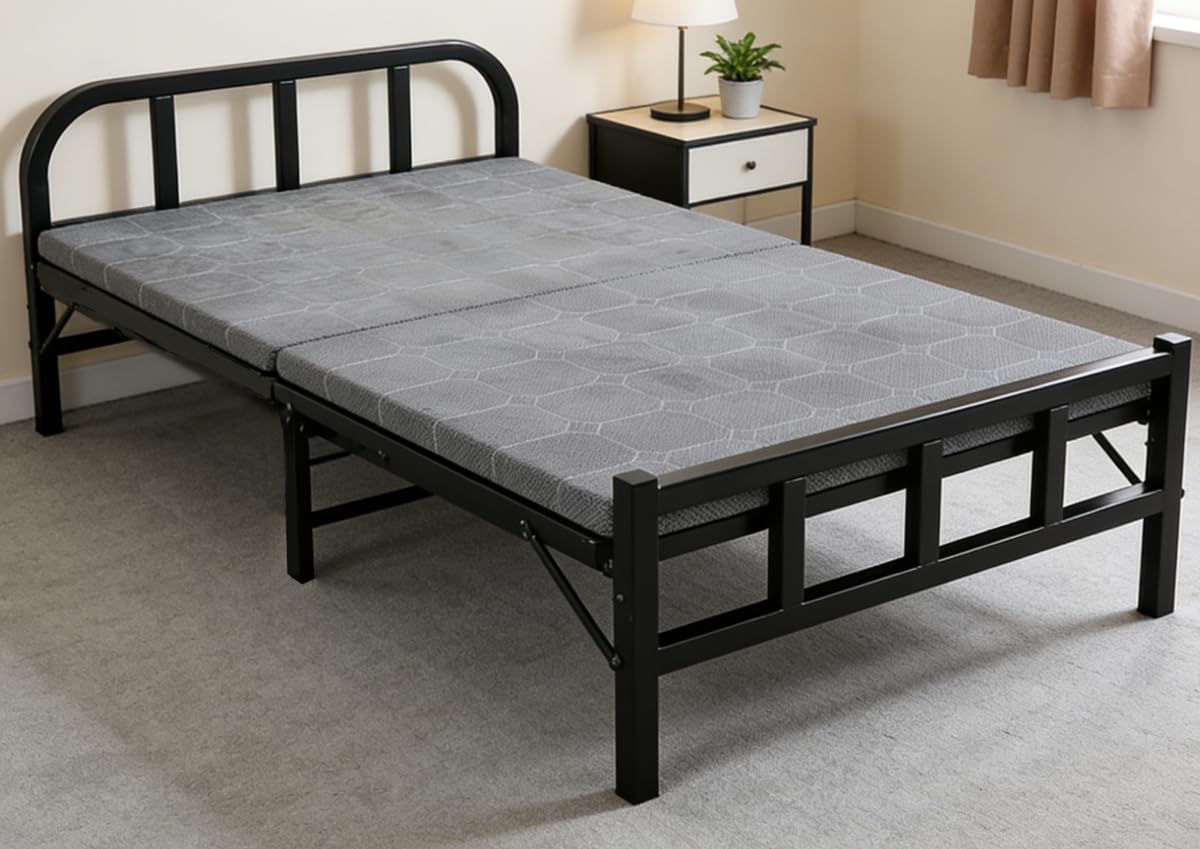 Amazon｜TUIYIDUO 折りたたみベッド シングル 幅80cm 組立不要 完成品