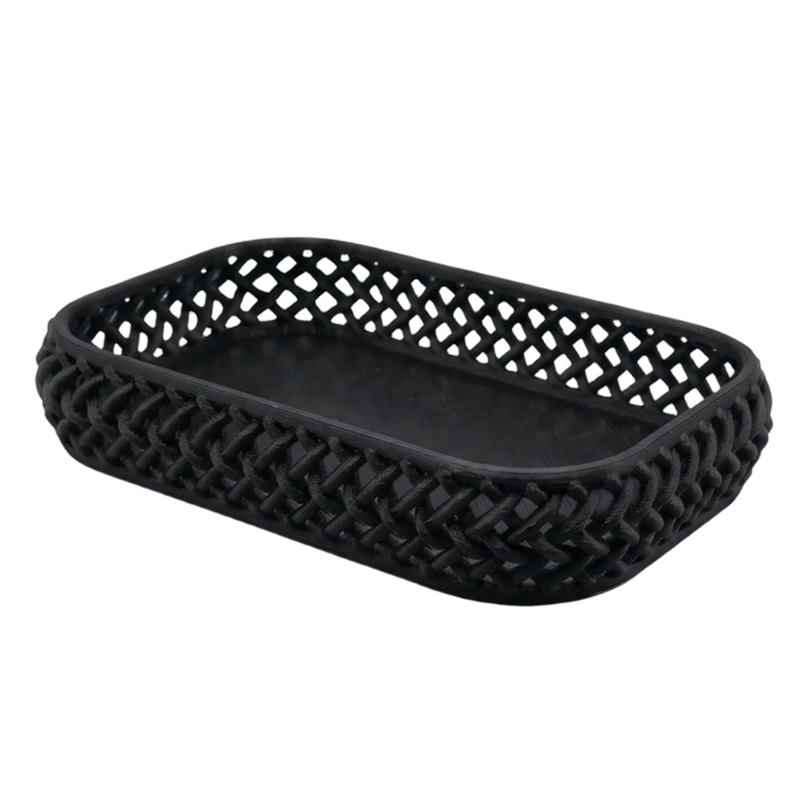 Whoasyst Practical Household Storage Solution with Handwoven Pattern Suitable for Keys Makeup or Tabletop Decoration Decorative Holder