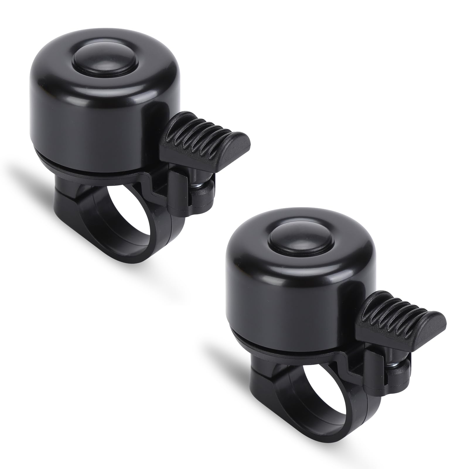 Paliston Bike Bell Bicycle Bell for Adults Kids Boys Girls Black & Black