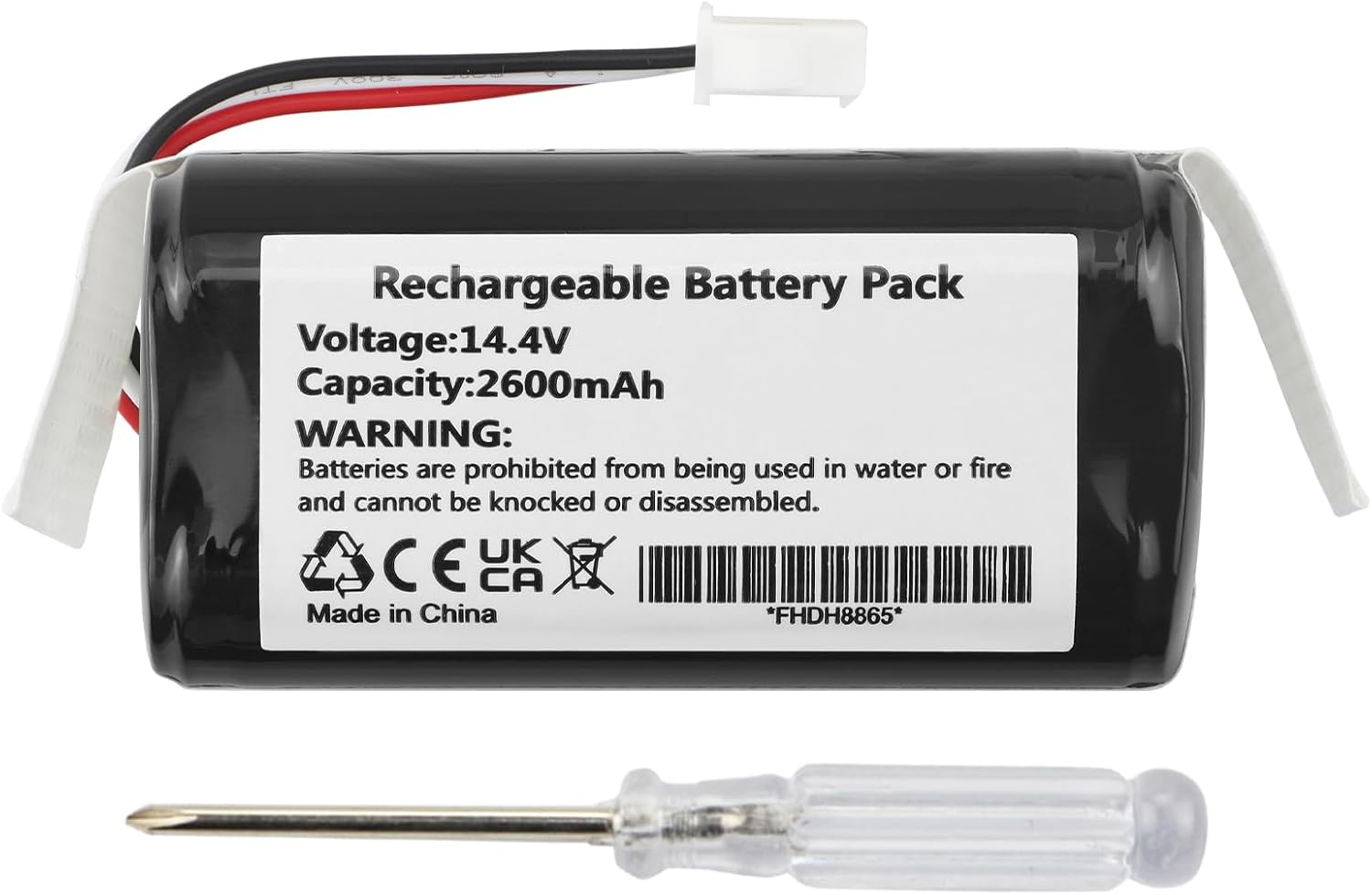 MULS Replacement Battery for Eufy G30 G40 RoboVac 11 11S 11S+ 12 15C 15C Max, 15T 25C 30C G10 Hybrid G20 G32 Pro G35 G35+ G30 Edge R500 R450 Ecovacs Deebot N79 N79S N95 DN622 661 PA04 RoboVac Vacuum
