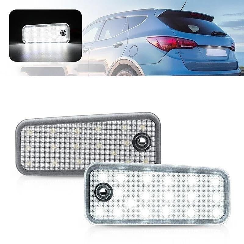 Luz Trasera 2 Uds Luz LED De Matrícula Para Santa DM Para Grand Para Fe NC L266 2013-2018
