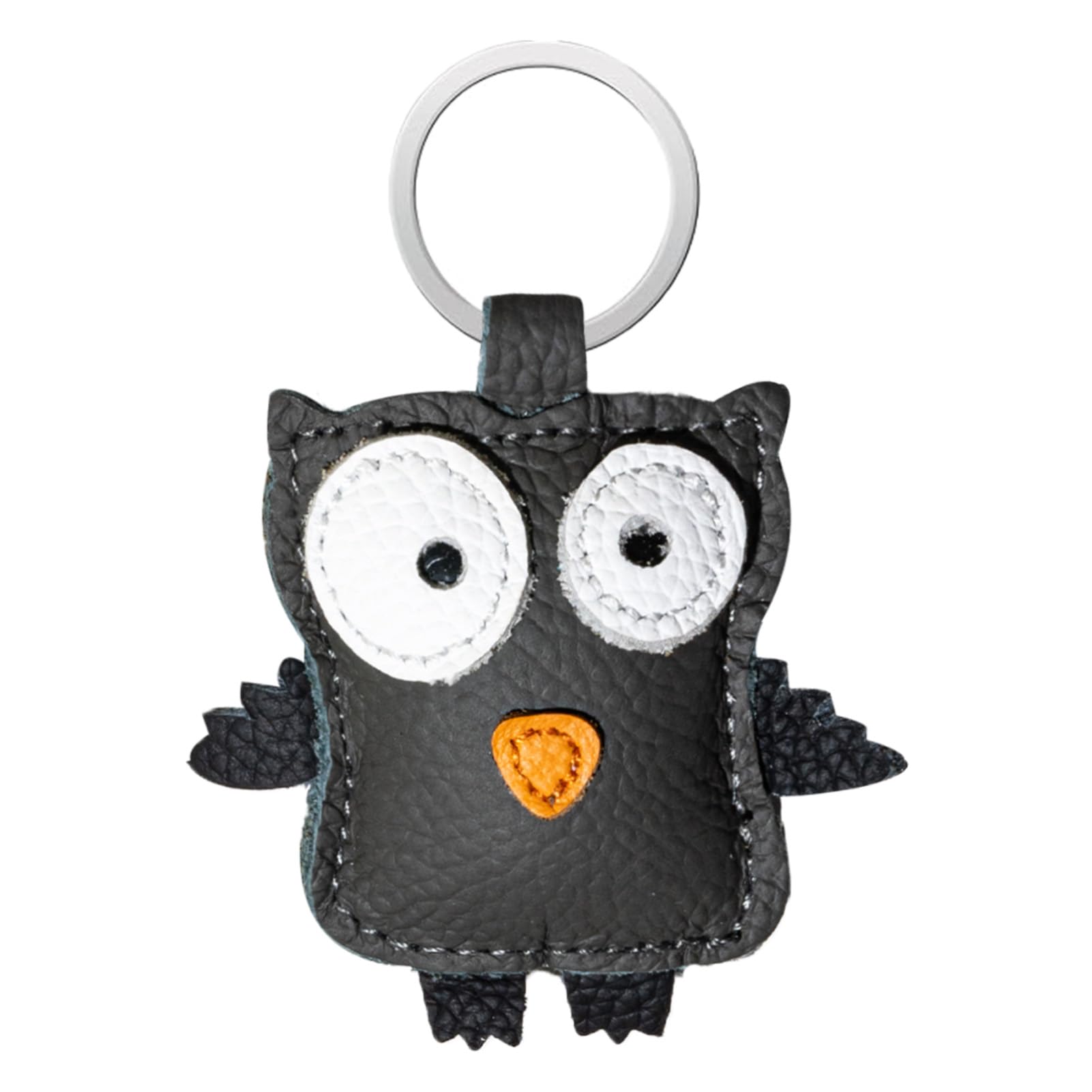 Bemesu Glücksbringer Schlüsselanhänger Echtleder für Geschenk Tieranhänger | Taschenanhänger als Aufmunterung Geschenk für Autofahrer Schlüssel und Taschen Perfekt für Weihnachten Geburtstag Jahrestag